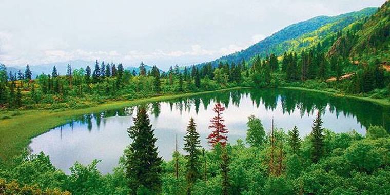 Озеро Карагел, провинция Ардвин, область Тайк, Западная Армения